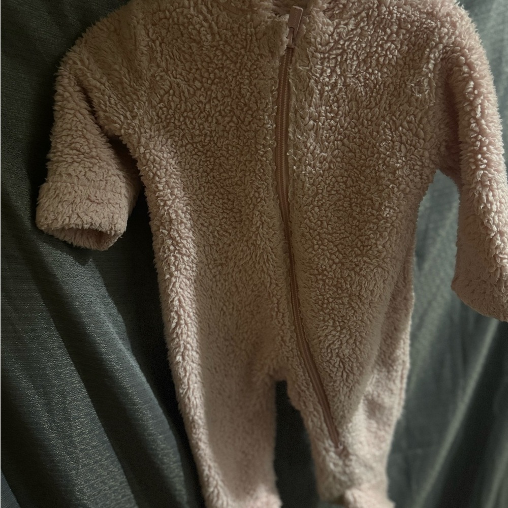 Old Navy Pink Footie Pajamas Cozy Comfort